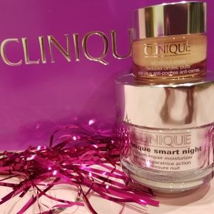 Clinique! FULL-SZ NWOB Smart Night+All About Eyes!